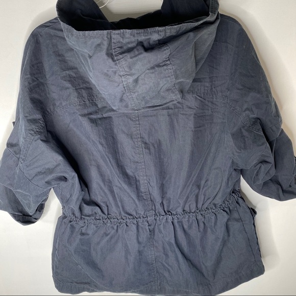 Navy crisp cotton jacket - Picture 12 of 15